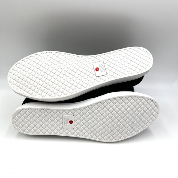 Blondo Size 9.5 Glade Black Suede Leather Waterproof Hi Top Sneakers Booties - Picture 7 of 11